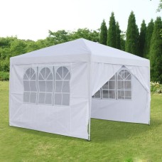 Neo 3M x 3M Garden Pop Up Gazebo Height Adjustable Marquee Party Tent Wedding Canopy with Carrying Bag